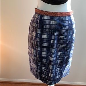 Rachel Roy Batik Pattern Skirt